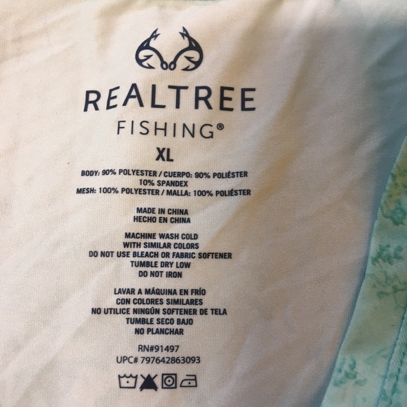 NWOT Realtree Swim Sun protect Rashguard performance light fast-dry long sleeve - Picture 11 of 11